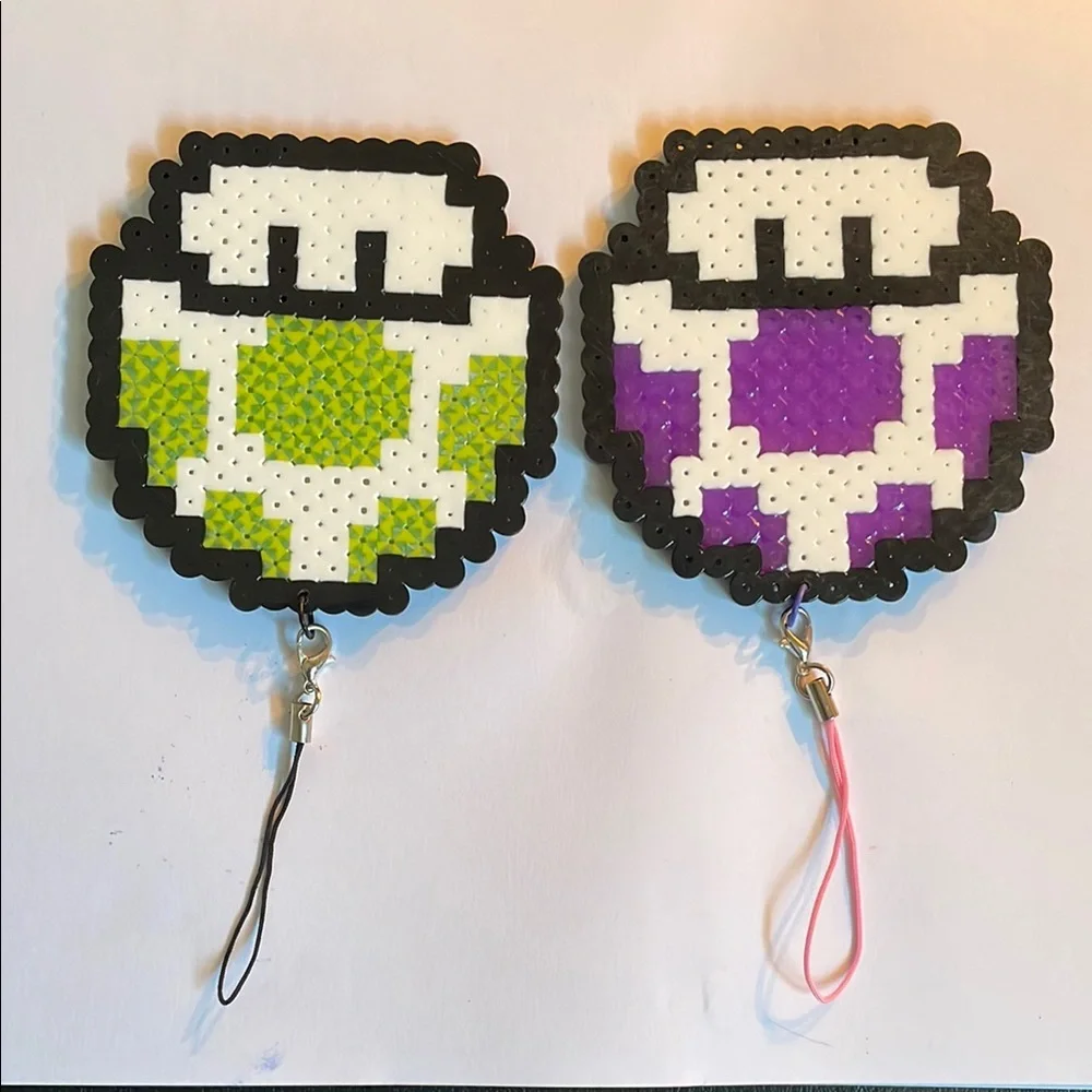 Nintendo power up mushroom Mario and Luigi bff festival fun party rave kawaii